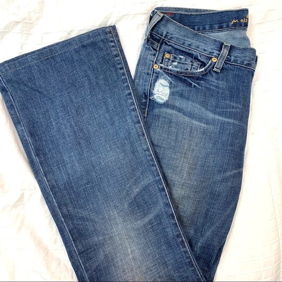 7 For All Mankind Jeans, Flare - Picture 3 of 6